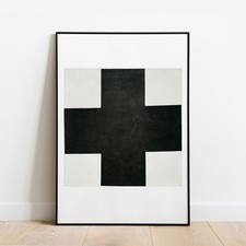 Kunstdruck Malewitsch Schwarz