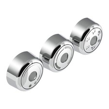 Chrome Plastic A/C Control