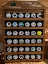 Golfball Regal - Holz - für 36 Bälle - gebraucht - für Sammler 