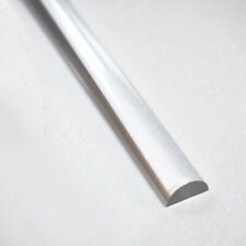 Acryl Halbrundstab Schwallschutz Spritzschutzprofil Dichtleiste Dusche 15x6,8mm 