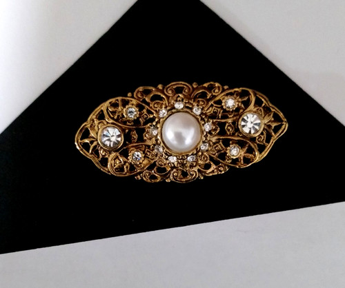 Brosche modeschmuck vintage - brosche,