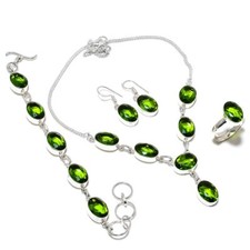 Peridot Edelstein 925 Silber