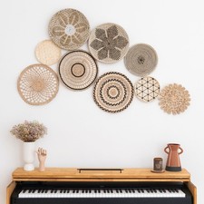 Boho Wanddeko Set 9st aus