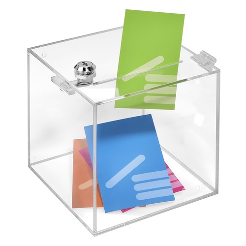 Losbox aus acrylglas - aus,