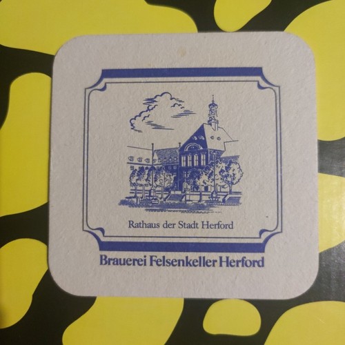 Schöner bierdeckel brauerei - bierdeckel,