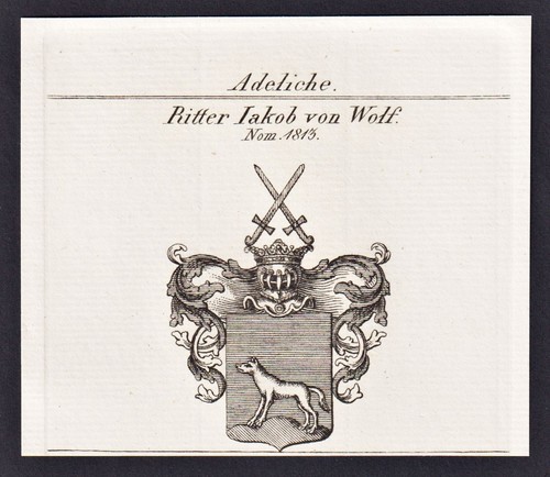 Wolf jakob ritter wappen - ritter, coat