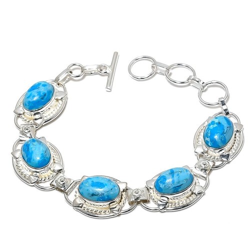 Blauer larimar edelstein - blauer,