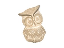 Porzellan-Lampe Eule