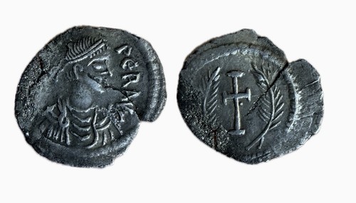 Byzantine siliqua silver - siliqua,