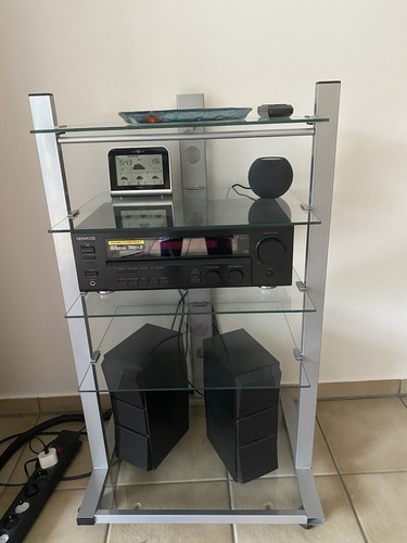 Hifi möbel rack klarglas - hifi,