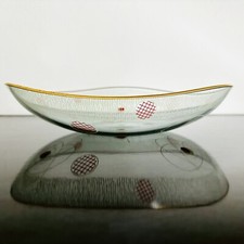 Zarte 50er Jahre Glas-Schale