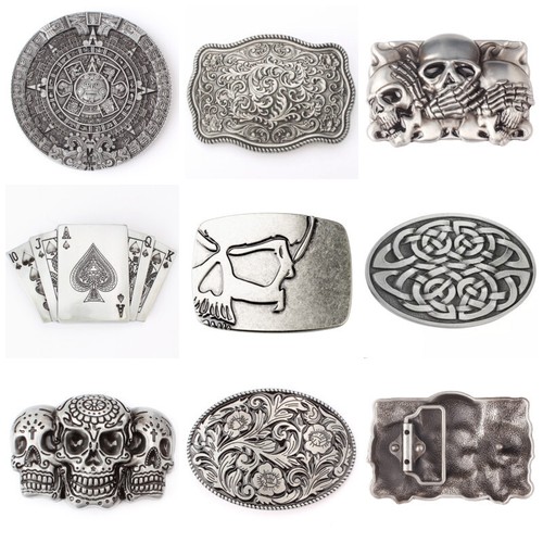 Gürtelschnalle metal skull - gÜrtelschnalle,