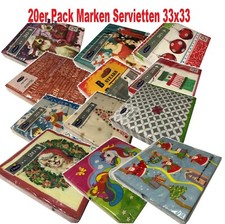 20er Pack Marken Servietten