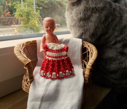 Puppenstube puppe 11 cm - puppenstube,,