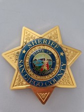 US Police Badge SHERIFF SAN