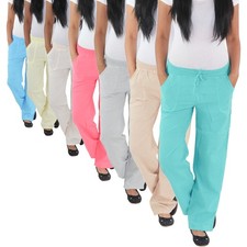 Damen Leinenhose Baggy