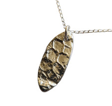 Massiv Silber Fossil