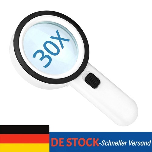 Led lupe 30fach vergrößerung - led,