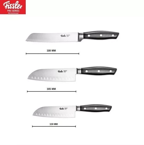 Fissler küchenmesser set 3tlg - fissler, küchenmesser-set