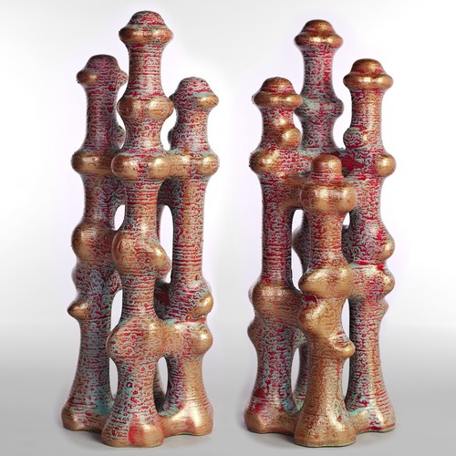 Orienteskue plastik skulptur - orienteskue,