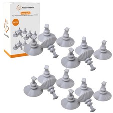 Saugnapf Ø 4,4 cm grau – 16 Stück PVC Halter für Thermomatten & Frontabdeckungen