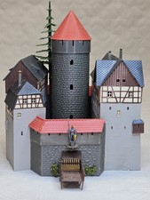 AUHAGEN 12263 H0/TT BURG LAUTERSTEIN fertig gebaut VINTAGE SAMMLER MODELLBAHN