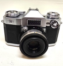 Vintage Kleinbild-SLR Kamera Zeiss Ikon Contaflex mit Tessar 2,8 / 50 mm (3980)