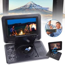 Tragbarer TV/Tragbarer DVD-Player Combo mit HD LED-Drehbildschirm,DVD-Player