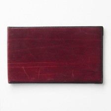 Brieftasche rot 16,2x9,7cm Geldbörse Leder Portemonnaie Geldbeutel Geldtasche
