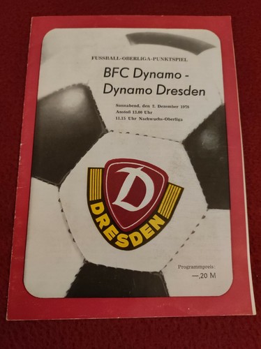 Programmheft dynamo dresden - dynamo,
