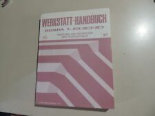 Werkstatthandbuch Honda Legend HS 2,5L 1987
