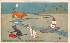 Postkarte Comic Kinderreim Hey