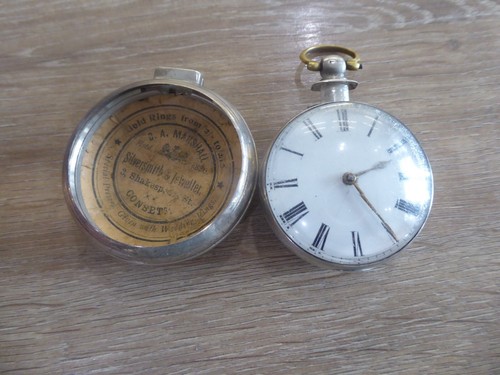 Silber fusee verge paar - fusee,