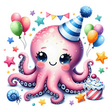 Wandtattoo Aufkleber Octopus