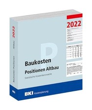 BKI Baukosten Positionen Altbau 2022: Statistische Kostenkennwerte