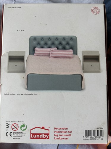Lundby schlafzimmer puppenhaus - lundby,