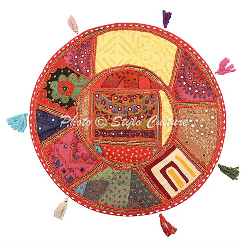 Boho vintage rund patchwork - boho,