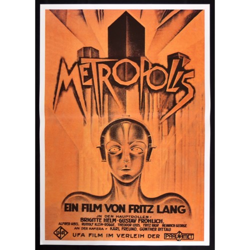 Werbeplakat metropolis fritz - metropolis,