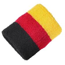 Schweißband Deutschlandflagge aus Baumwolle weiches elastisches GERMANY Armband