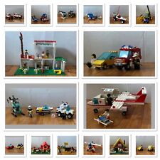 Lego Spielset Legoland 18 Sets Inkl. Polizei Feuerwehr, Rettungsflugzeug mit BA