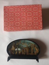 vintage Kork Bild Diorama