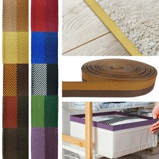 Teppicheinfassband 1,58€/m Abschlussband Einfassband Klebe Saumband Aufbügeln