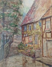 Aquarell Gemälde von