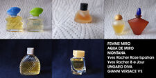 7x Vintage Parfum Miniatur MIRO, MONTANA, VERSACE, UNGARO, YVES ROCHER