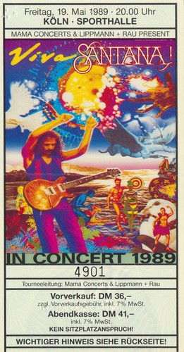 Santana sporthalle cologne - santana,