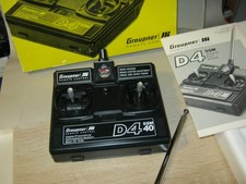 unbenutzter Graupner Sender D 4 X SSM 40 Mhz  mit Antenne neuwertig