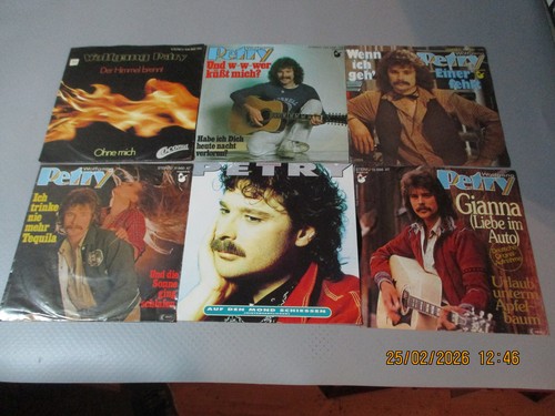 Single vinyl sammlung 6x - single,