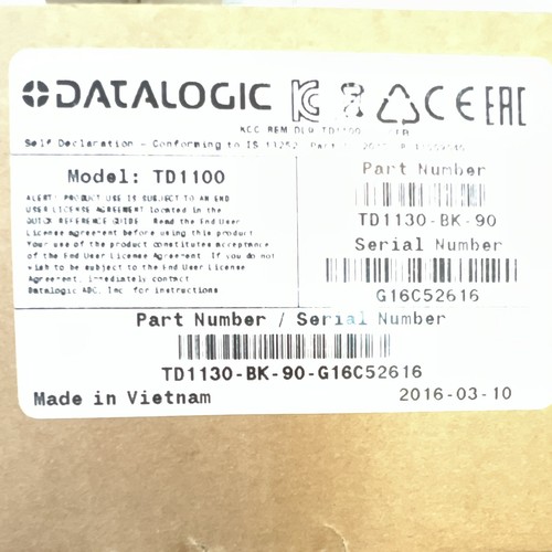 Datalogic touch td1100 - datalogic,