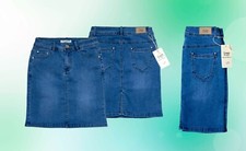 Damen Rock Jeansrock Jeans