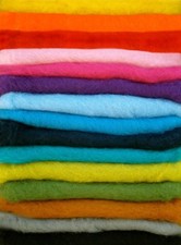 200 g Filzwolle Farbmix Vlies